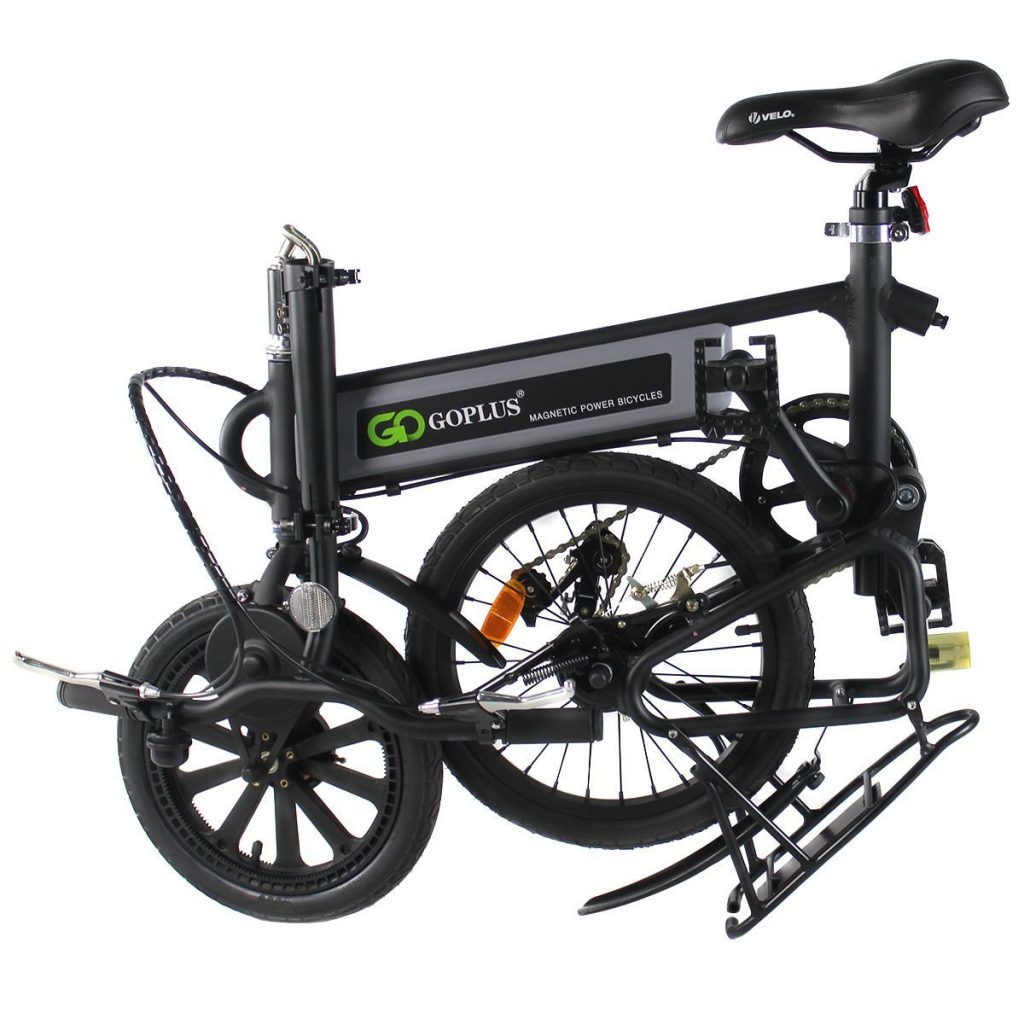 Goplus 120W Lightweight Folding Electric Bicycle | GearScoot