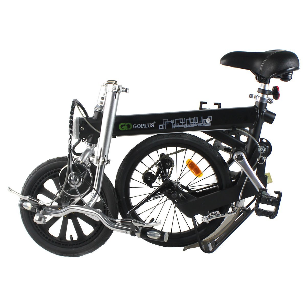 Goplus 180W Lightweight Folding Electric Bicycle GearScoot