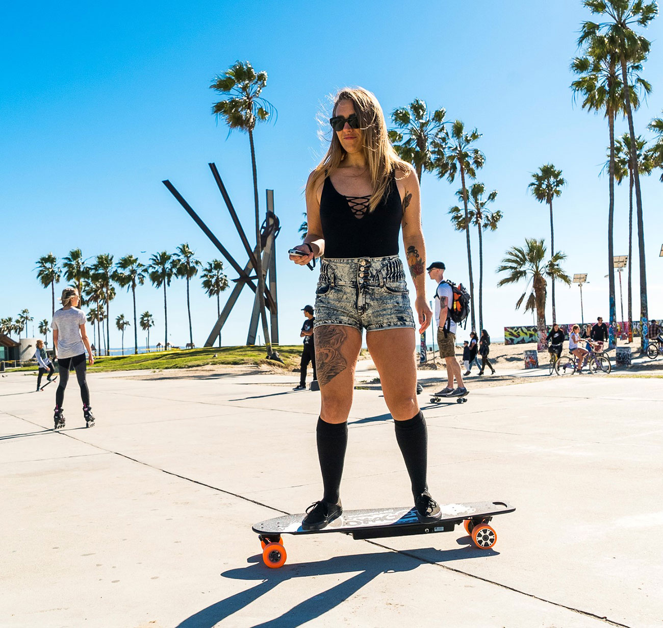 SWAGTRON SwagBoard Voyager Electric Longboard GearScoot