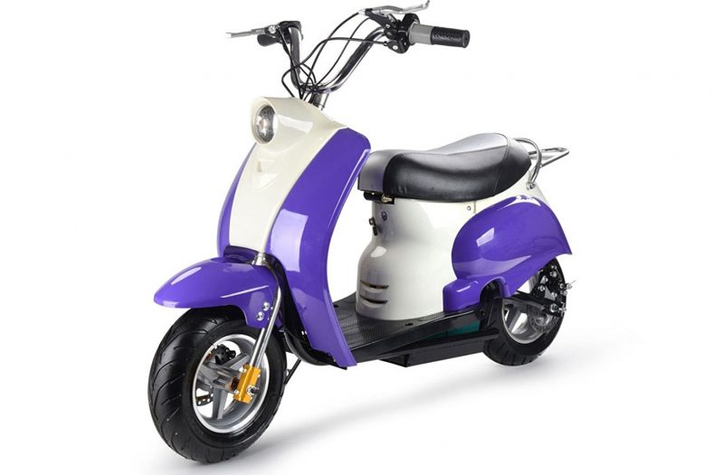 MTEMPurple 24 V Mototec Electric Moped GearScoot