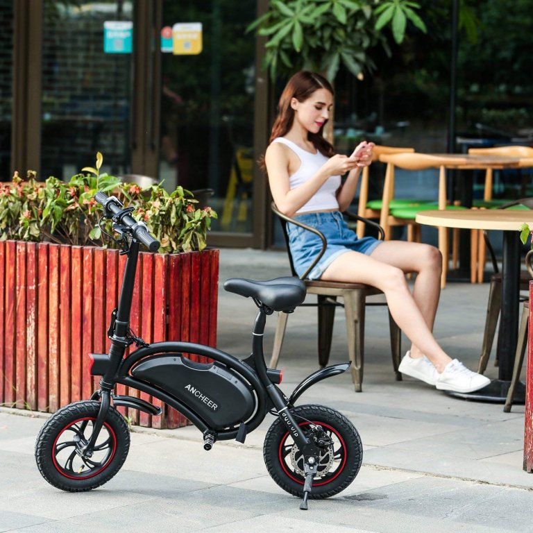 ANCHEER Folding Mini E Bike Scooter - GearScoot