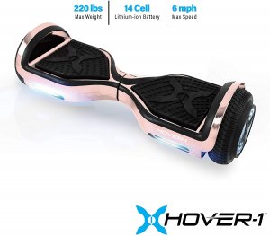 hover-1 chrome hoverboard rose gold
