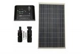 100 W Watt Polycrystalline PV UL1703 Solar Panel and Charge Controller 12V RV Boat Off-Grid