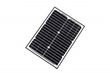 ALEKO Solar Panel Monocrystalline 20W for any DC 12V Application