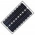 ALEKO Solar Panel Monocrystalline 10W for any DC 12V Application