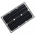 HQST 50 Watt 12 Volt Monocrystalline Lightweight Solar Panel for RV/ Boat/ Other Off Grid Applications