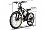 ANCHEER Electric Bike with Removable Lithium-Ion Battery, 26 inch
