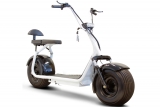 EW-08 Fat Tire Scooter – White body Black Fender