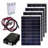 100 Watt Solar Panel System 100W Watts Poly Inverter Off Grid 12 Volt RV Boat