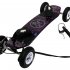 Yellow self-balancing electric seated unicycle with handlebars w/ 500W
