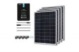 Renogy 400W 12V Solar Panel Polycrystalline Off Grid Starter Kit with 40A Rover MPPT Charger Controller