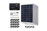Renogy 400W 12V Solar Panel Polycrystalline Off Grid Starter Kit with Wanderer Charger Controller