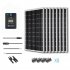 Renogy 600W 24V Solar Panel Monocrystalline Off Grid Starter Kit with 40A Rover MPPT Charger Controller