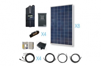 Renogy 2500 Watt 24 Volt Polycrystalline Solar Cabin Kit