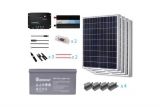 Renogy 400 Watt 12 Volt Poly solar panel Starter Complete Kit with AGM Battery
