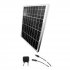 ALEKO Solar Panel Monocrystalline 20W for any DC 12V Application
