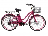 X-Treme Malibu Beach Cruiser Lithium Battery Electric Bicycle
